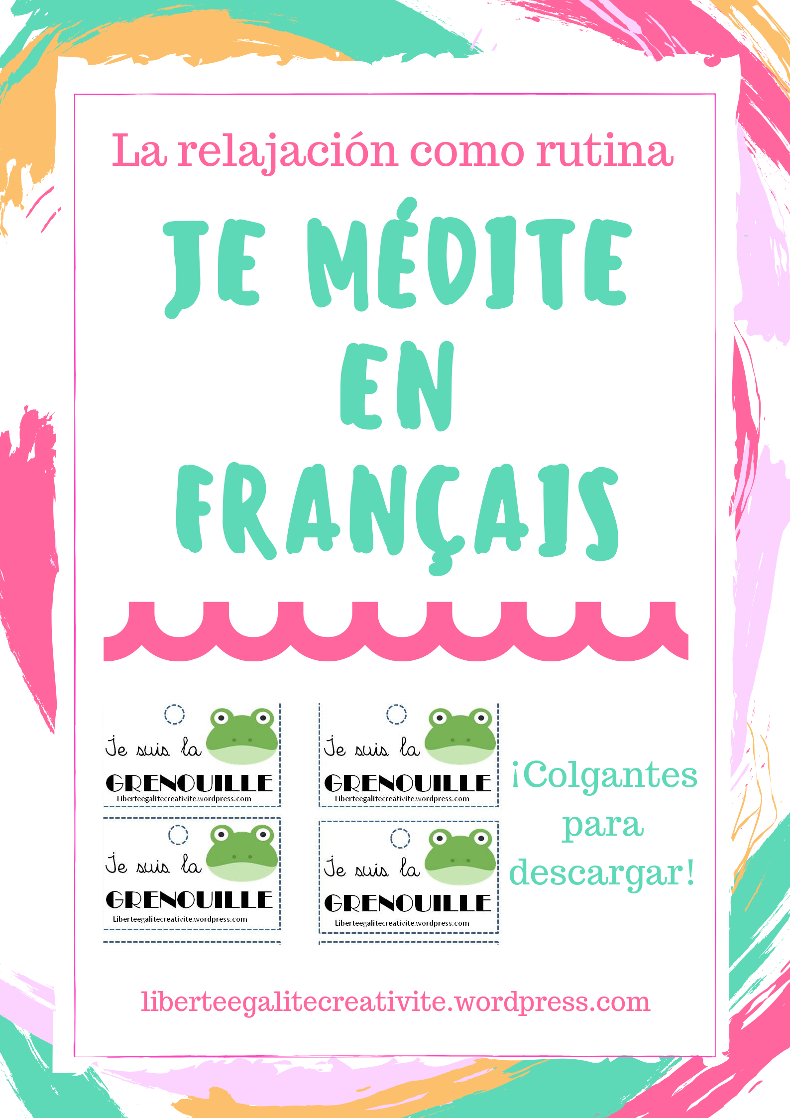 Je médite en français!