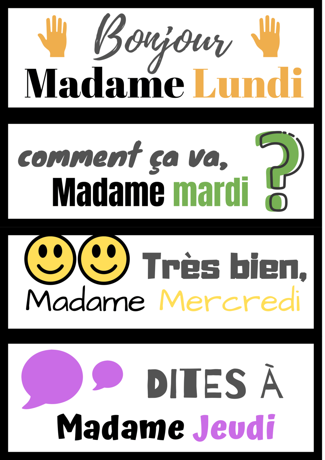 rituel bonjour comptine